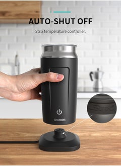 SHARDOR 500W Electric Milk Frother & Steamer with Hot & Cold Milk Foam Maker for Coffee, Hot Chocolates, Cappuccino.  - Image 2
