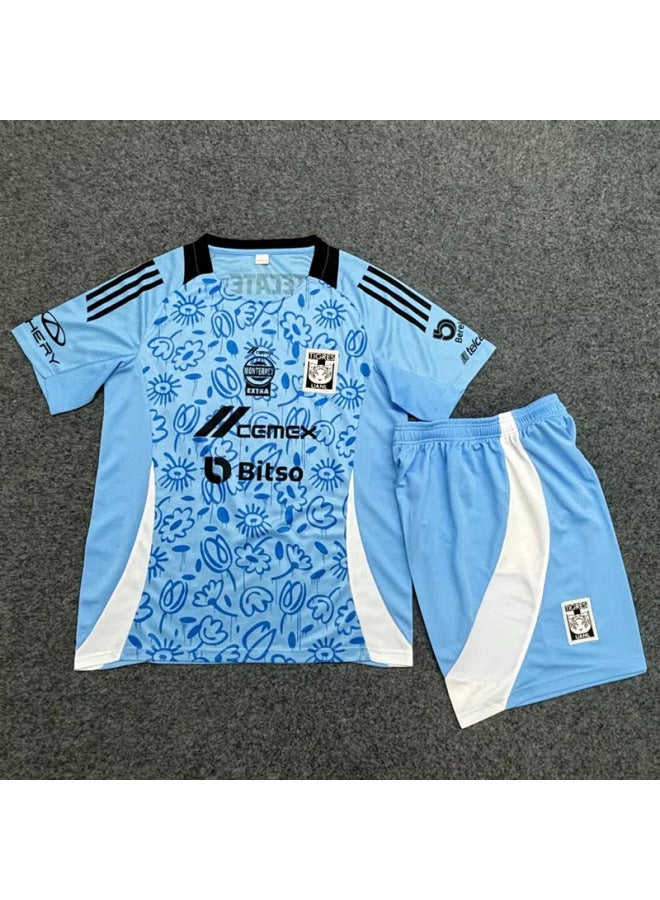 25 Tiger-sky Blue Football Jersey - Image 1