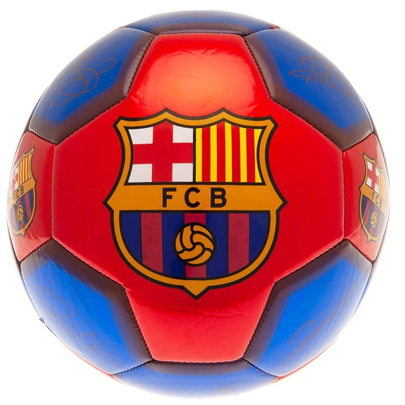 FC Barcelona Signature Soccer Ball 5 BlueRed - Image 2