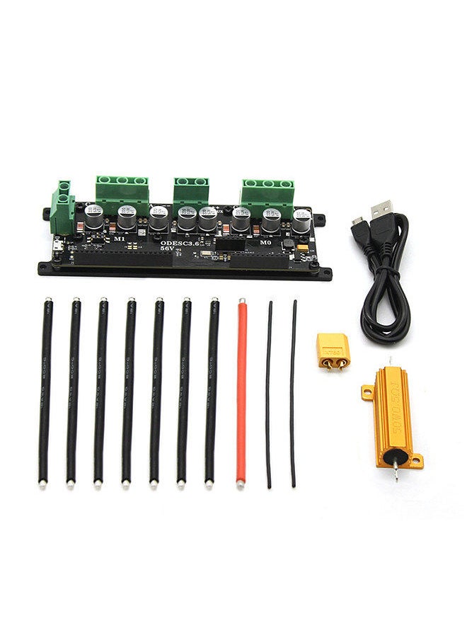 Generic - ODESC3.6 Motor Controller Dual Drive FOC BLDC High Power Optimized Brushless Motor Control Board 8-56V 50A Module Kit Based on ODrive - Image 1