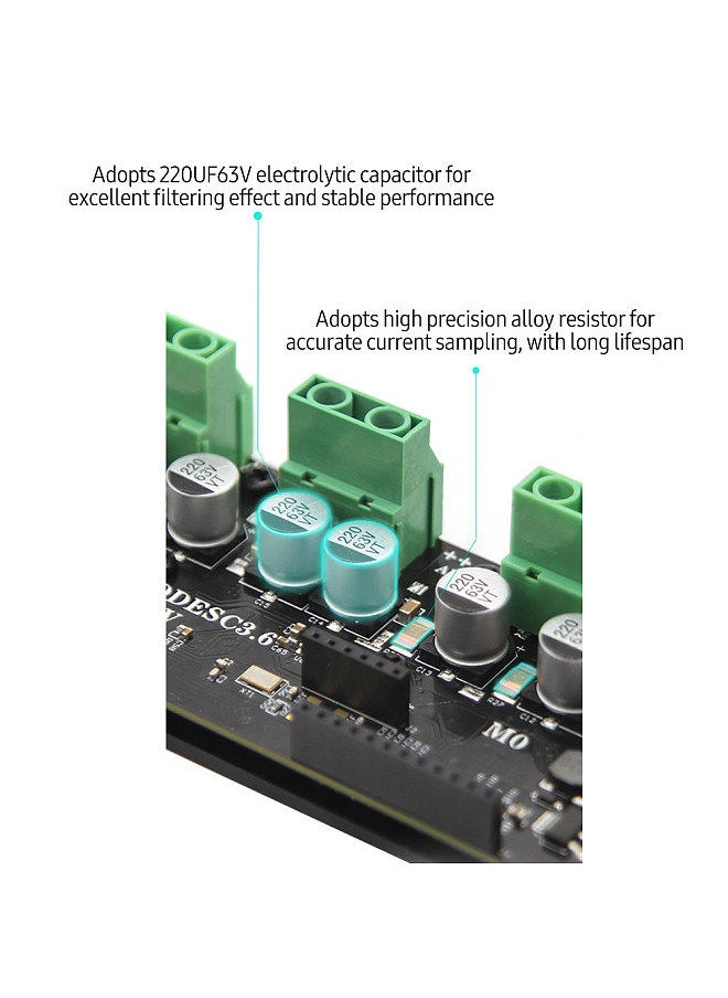 Generic - ODESC3.6 Motor Controller Dual Drive FOC BLDC High Power Optimized Brushless Motor Control Board 8-56V 50A Module Kit Based on ODrive - Image 1