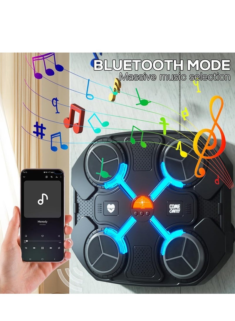 Rally Musical Boxing Machine for Adults and Kids, Home Wall Mounted Musical Boxer, Smart Electronic Boxing Equipment Pads for Agility and Boxing Training, Gear Boxing Machine - Image 3