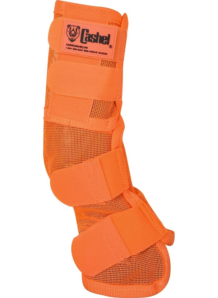 Cashel Cashel Crusader Horse Fly Leg Guards Small HorseArab Orange  - Image 3