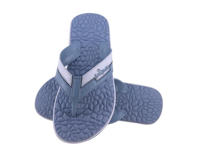 BAHAMAS Men's Flip Flops BHG-257 Navy Blue & Sky | Lightweight Comfortable Daily Use Slippers for Gents | Anti-Slip Sole (Grey, UK Footwear Size System, Adult, Men, Numeric, Medium, 9) - Image 2