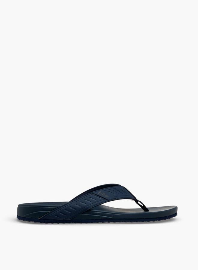 Lee Cooper Men Logo Detail Flip Flops - Image 1