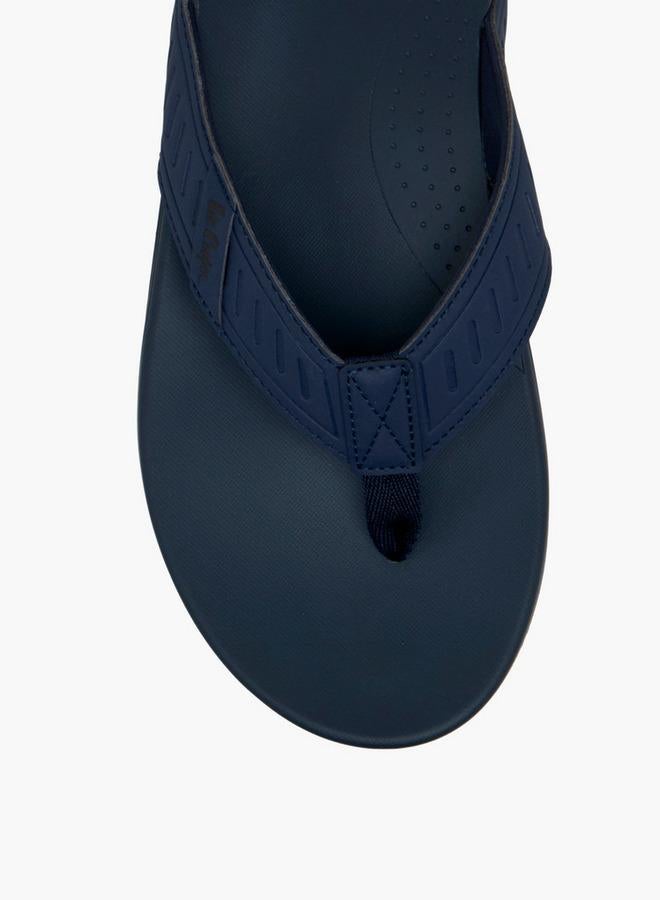 Lee Cooper Men Logo Detail Flip Flops - Image 3