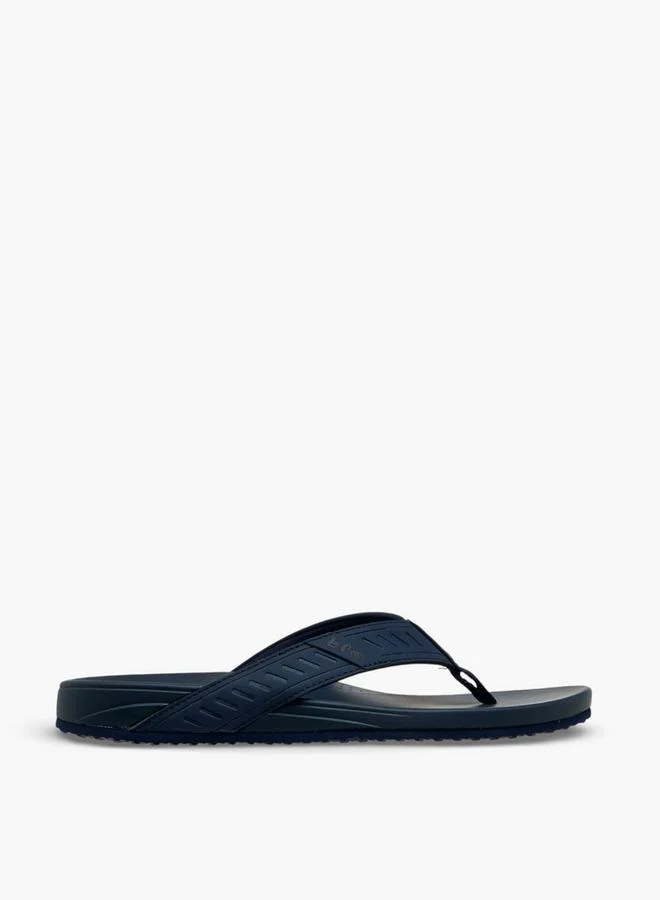 لي كوبر Men Logo Detail Flip Flops