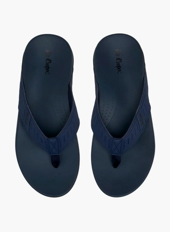 لي كوبر Men Logo Detail Flip Flops