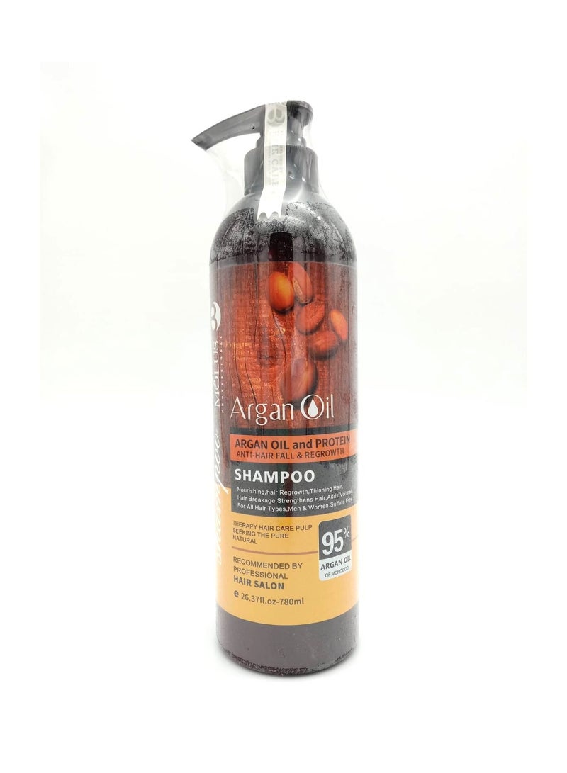 Argan Molus Argan Oil and Protein Hair Shampoo 780ml - Image 2