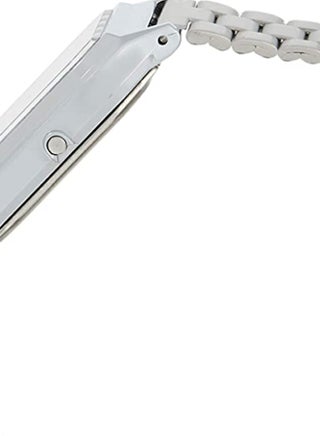 ساعة يد رقمية وبعقارب بسوار من الإستانلس ستيل طراز AQ-230A-1DMQYEF - 28 مم - فضي رجال - view 3