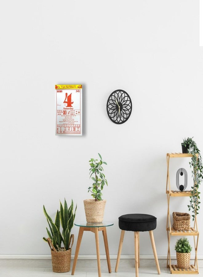 Dayvorax 2026 Vietnamese Daily Calendar - Zodiac Horse Feng Shui Hanging Daily Wall Calendar, Spring Festival Lunar New Year Mounted Calendar for Year of The Horse Asian Lịch Việt Nam, 7.48Wx10.24H - Image 2