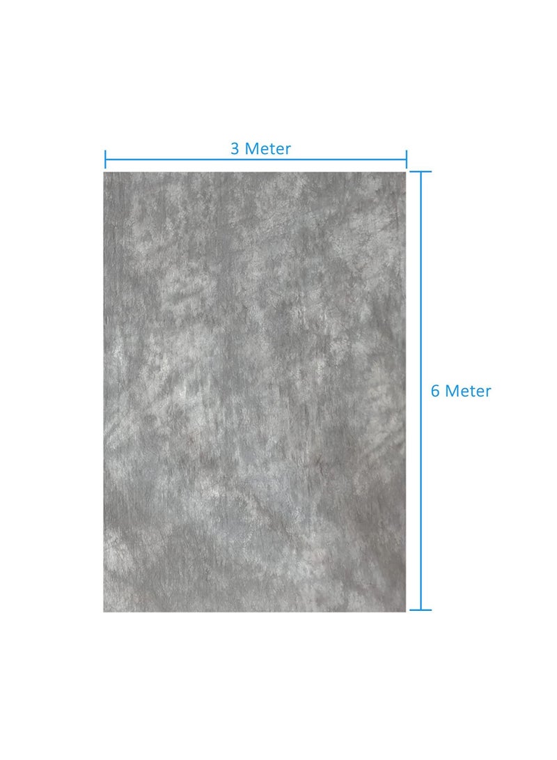 COOPIC CM02 Photography Backdrop (3MX6M) Art Fabric Smoky Light Gray Photography Background For Photo Studio Props. - Image 3