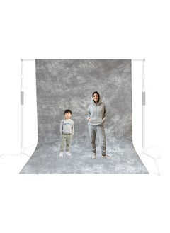 Coopic COOPIC CM02 Photography Backdrop (3MX6M) Art Fabric Smoky Light Gray Photography Background For Photo Studio Props.  - Image 2