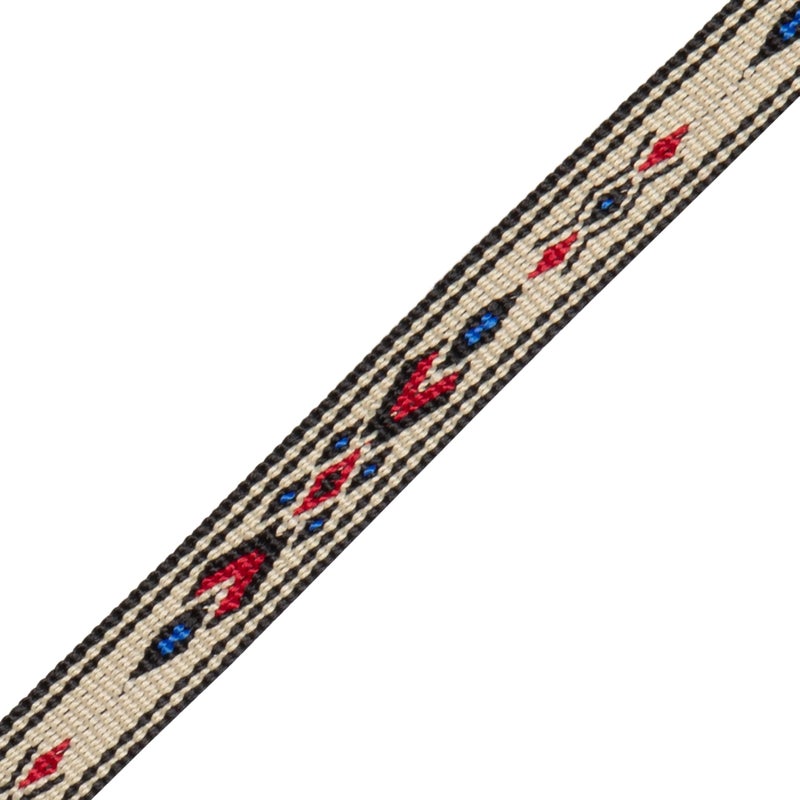 Levy's Leathers 1/2" Jacquard Weave Mandolin/Ukulele Strap with Dual Leather Strap Pin Ends, Adjustable to 50" (MJ19UKE-003) - Image 3