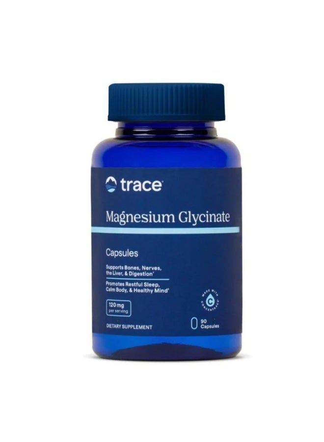 Trace Minerals Magnesium Glycinate 120mg 90 Capsules - Image 1