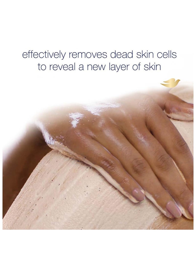 دوف مقشر للجسم من دوف 10.5 أوقية، 298 جرام، دقيق الشوفان الغروي وزيت البقدونس لترطيب جميع أنواع البشرة بلطف مع تغذية تدوم طويلاً - Image 5