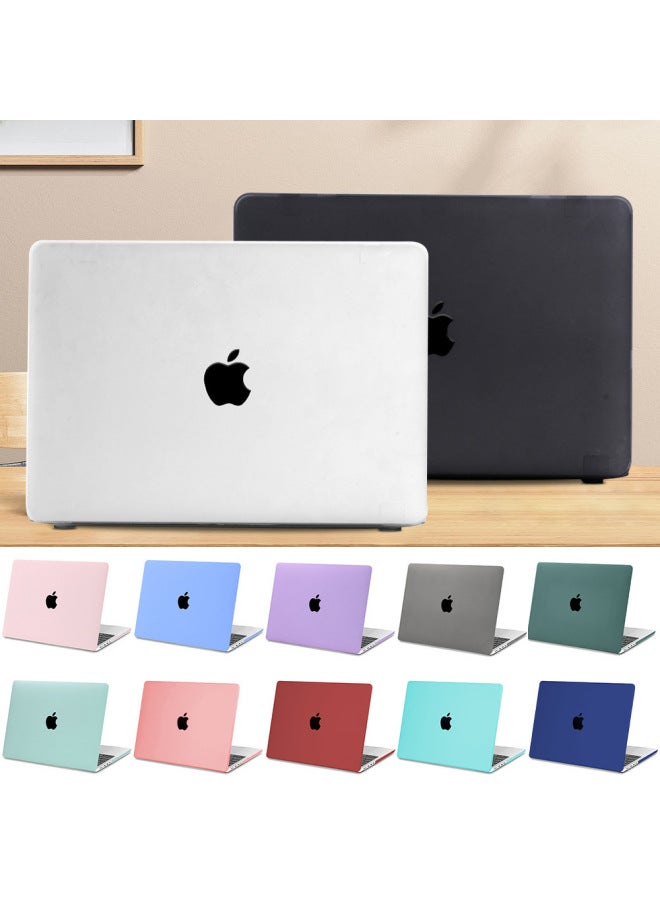 Macbookair Protective Case Frosted Transparent Suitable For Apple Laptop Case Computer Protective Case 13.6M4 Thin-Color:Frosted Flat-Water Green-Applicable Model:2018-2020air13（A1932/2179/2337） - Image 2