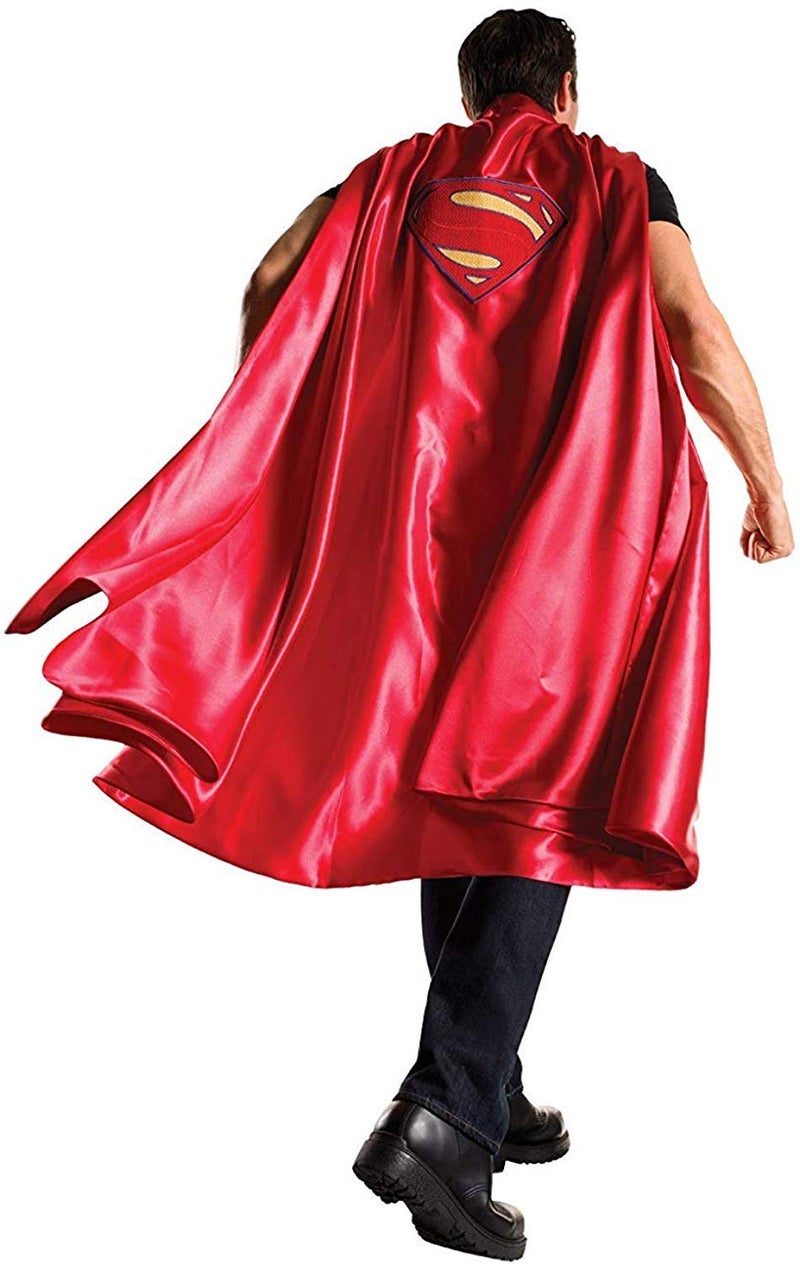 Rubies Men's Batman V Superman: Dawn of Justice Deluxe Superman Cape, Red, One Size - Image 1