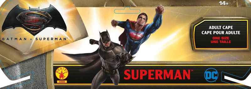 Rubies Men's Batman V Superman: Dawn of Justice Deluxe Superman Cape, Red, One Size - Image 3