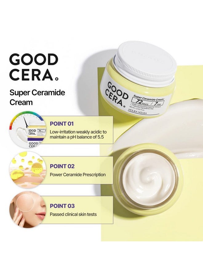 Holika Holika - Good Cera Super Ceramide Cream | Soothing Facial Cream & Skin Moisturizer | Ceramide Cream Korean Moisturizer For Face | Deeply Nourishing Face Cream For Dry Skin 2.02 Fl Oz - Image 1