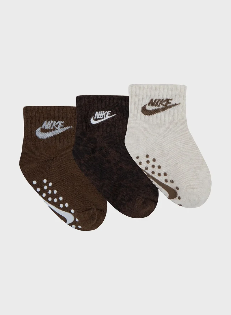 Nike Infant 3 Pack Grip Socks