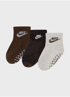 Infant 3 Pack Grip Socks