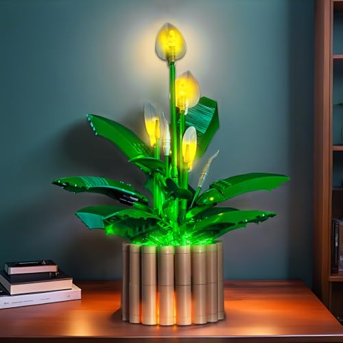 LocoLee Customized Light kit Compatible with Lego 11504 Peace Lily No Actual Model Only Lights LED Lighting Accessories Compatible with Lego Lily 11504 - Image 5