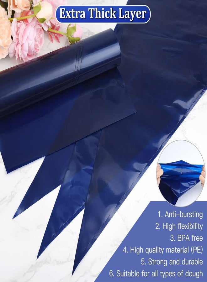 ELECLAND 50Pcs Disposable Piping Bags Extra Large Thicken 21Inch Pastry Bags Icing Piping Bags for Cookies Cupcakes Dessert Cakes Decorating - Image 4