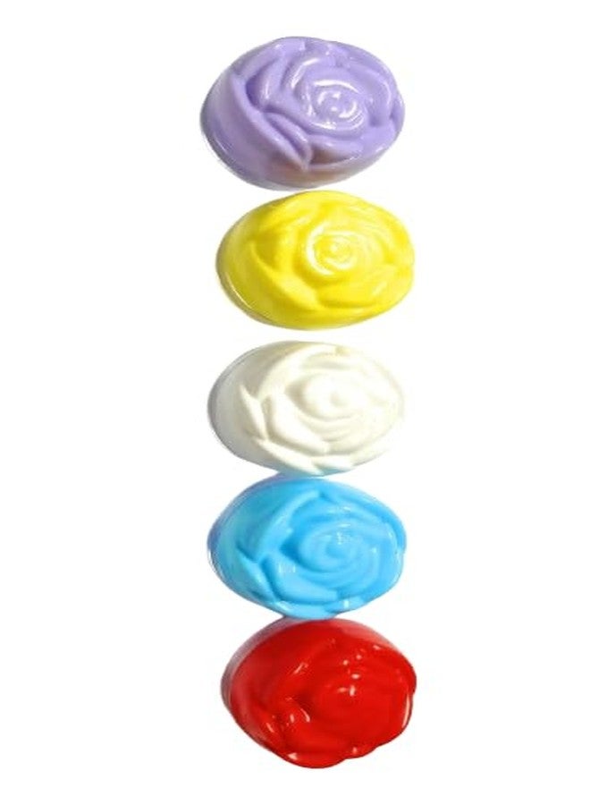 SHREE MAHA Mini Cream Jar, 10ml Cosmetic Flowered Shape Screw Jar - Refillable Leak-proof Travel Dispenser for Makeup, Face, Body, Hand Cream - Pack of 10 PCS, Multicolor - Image 3