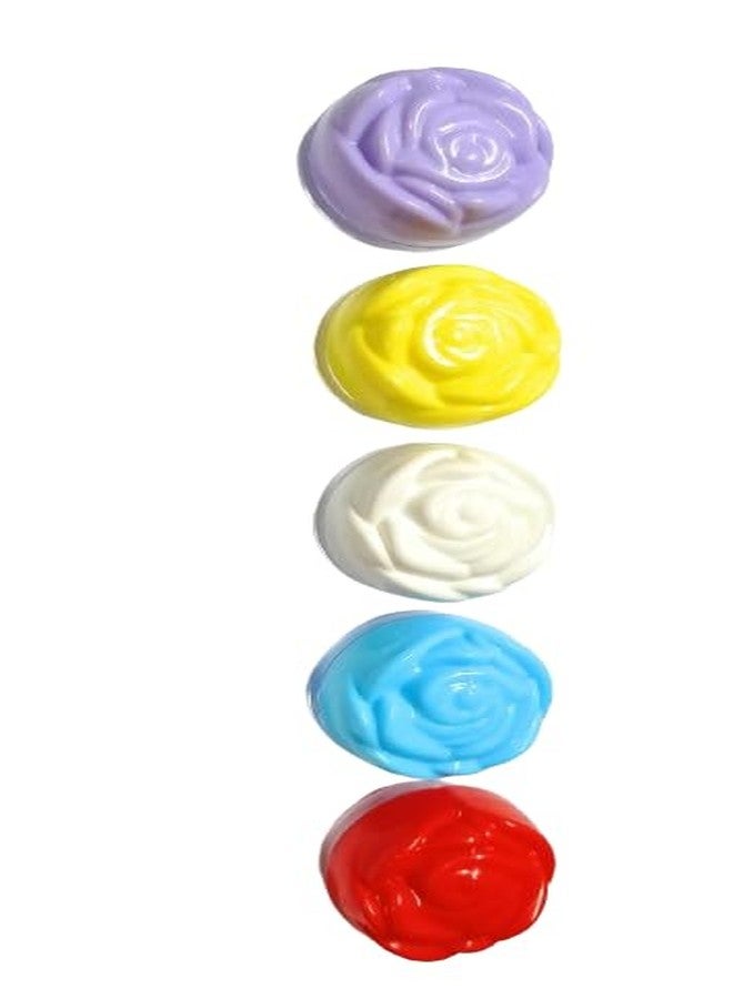 SHREE MAHA Mini Cream Jar, 10ml Cosmetic Flowered Shape Screw Jar - Refillable Leak-proof Travel Dispenser for Makeup, Face, Body, Hand Cream - Pack of 10 PCS, Multicolor - Image 2