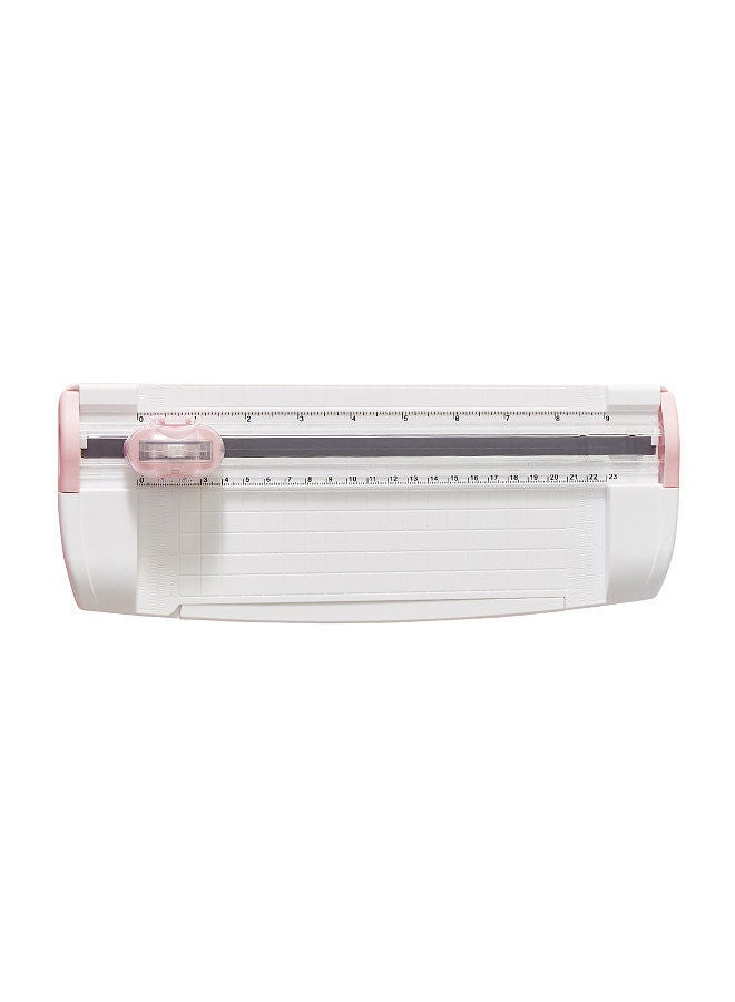 Generic ortable A5 Sliding Paper Cutter 23cm/9.1Inch Cut Length Paper Trimmer Scrapbooking Tool Cutting Mat Machine for DIY Craft Paper Cardboard Photos Pictures Cards Office Home Supplies  - Image 1