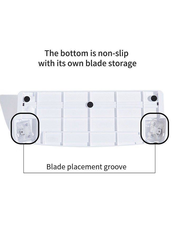 Generic ortable A5 Sliding Paper Cutter 23cm/9.1Inch Cut Length Paper Trimmer Scrapbooking Tool Cutting Mat Machine for DIY Craft Paper Cardboard Photos Pictures Cards Office Home Supplies  - Image 2