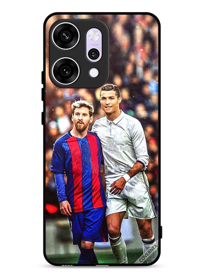 Covernex Oppo Reno14 Pro Protective Case Cover Messi & Ronaldo - Image 1