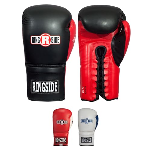 Ringside Lace IMF Tech Boxing Training Sparring Gloves Black, 14 OZ - Image 2