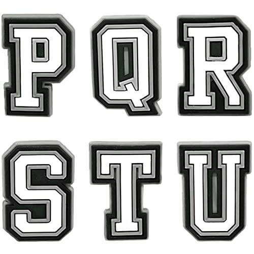 vshougou 27pcs Letter Charms for Shoe Decoration,Alphabet ABC-Z Letter,DIY Cute Shoes Pins for Teens Men Women - Image 5