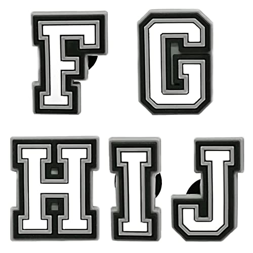 vshougou 27pcs Letter Charms for Shoe Decoration,Alphabet ABC-Z Letter,DIY Cute Shoes Pins for Teens Men Women - Image 3