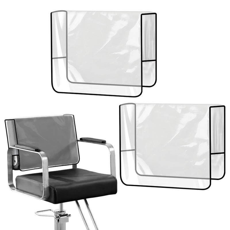 Kryslanix Salon Chair CoverClear Barber Salon Chair Back CoversVinyl SeatCoversfor Fits Most Standard Back Reinforced Precision StitchedCovers to Prevent Damage Spa Chairs20 157 47inch - Image 3