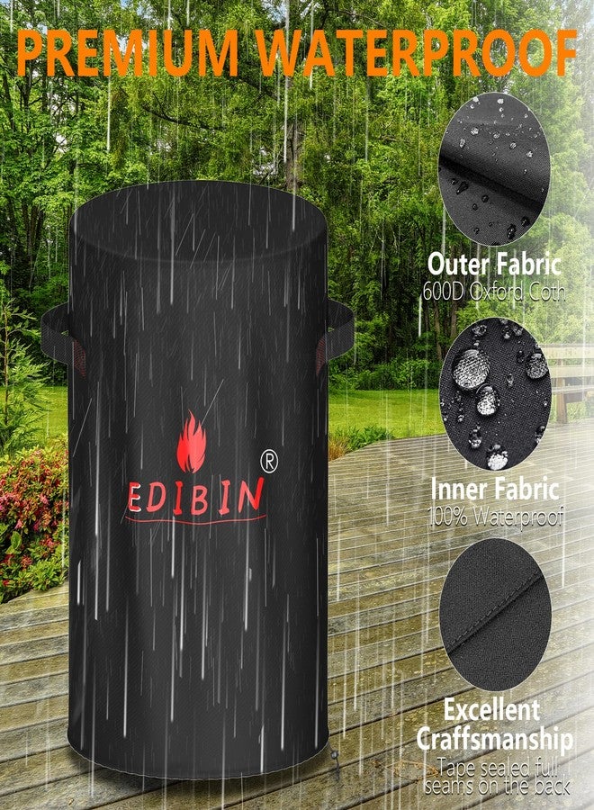 EDIBIN 31 inch Round Fire Pit Cover for Bali Outdoors 30 in Round Fire Pit Table, 31" D x 25.5" H Waterproof Cover for Bali Outdoors 30inchFire Pit - Image 4