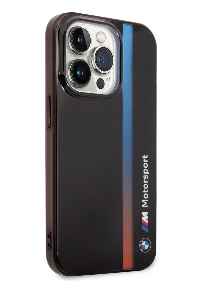 بي إم دبليو حافظة Motorsport Collection PC/TPU IML مع شريط ثلاثي الألوان مطبوع لهاتف ايفون 14 برو ماكس - Image 5
