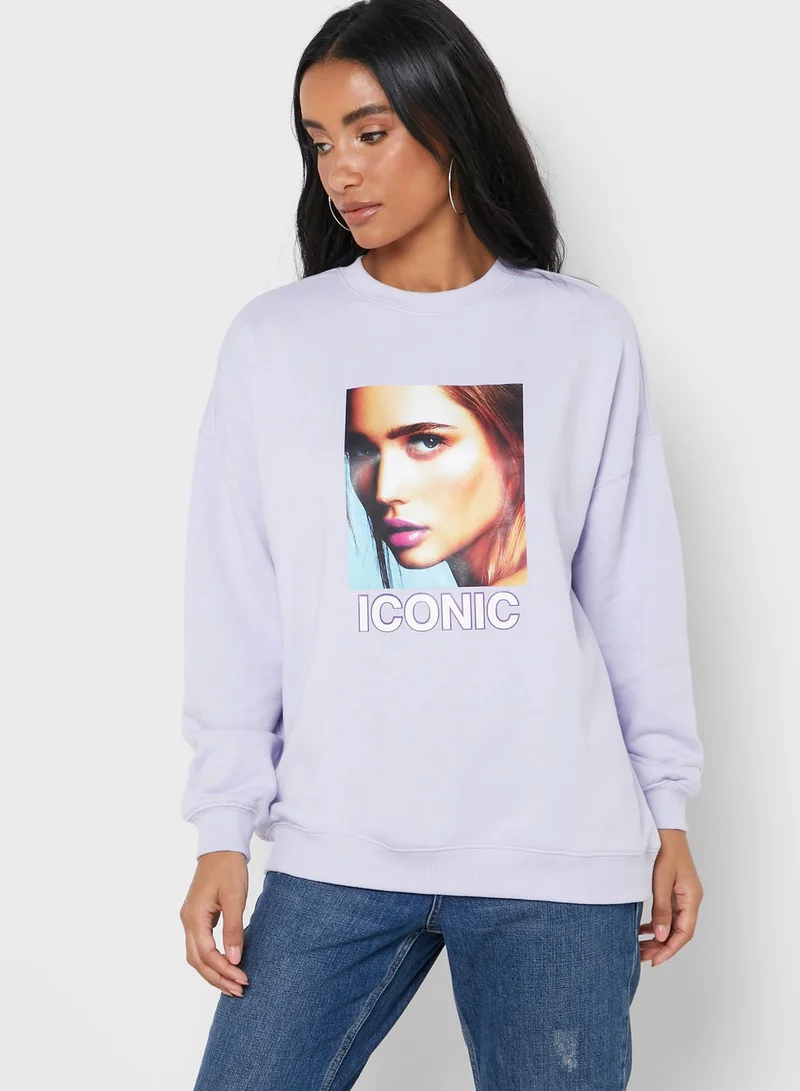 FOREVER 21 Graphic Sweatshirt