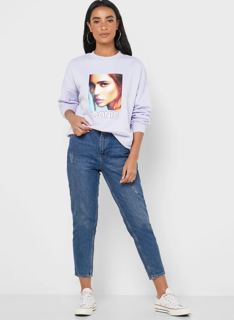 FOREVER 21 Graphic Sweatshirt