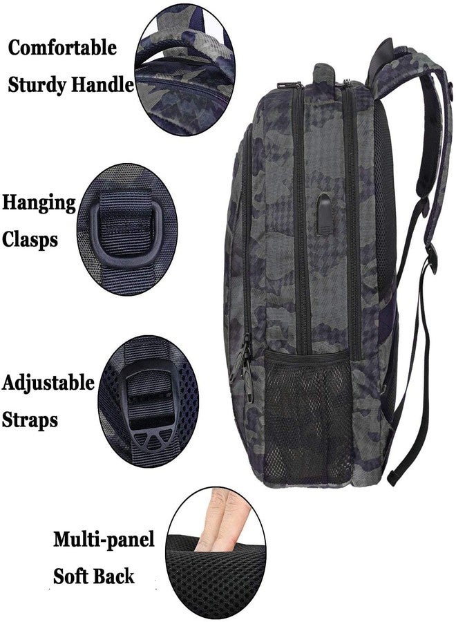 MATEIN Travel Backpack with USB, Water Resistant Durable College School Backpack with Anti Theft Pocket for Women & Men, Slim Business Laptop Bag Lightweight Laptop Bookbag for 15.6-Inch Laptop and Notebook - Image 5