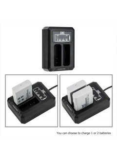 JJC EN-EL14a EN-EL14 Battery Charger USB Dual Slot for Nikon D3400 D3500 D5600 D5500 D5300 D5200 D5100 D3300 D3200 D3100 Df Coolpix P7800 P7700 P7200 P7100 P7000 Camera  - Image 3
