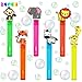uoyoi Jungle Safari Party Favors24Pcs Wild Animals Bubble Wands for KidsZoo Bubble Wand for Safari Wild One Birthday Party SuppliesPinata Baby Shower Goodie Bag Stuffers Gift - Image 2
