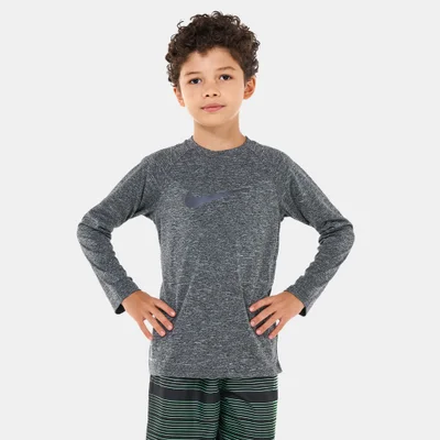 Nike Kids' Heather Hydroguard Swim Top