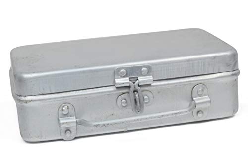Jayco Aluminium Rectangular Storage Box Small 11 x 75 x 35 Inch Silver - Image 1