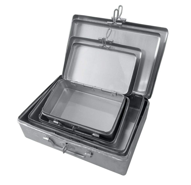 Jayco Aluminium Rectangular Storage Box Small 11 x 75 x 35 Inch Silver - Image 3