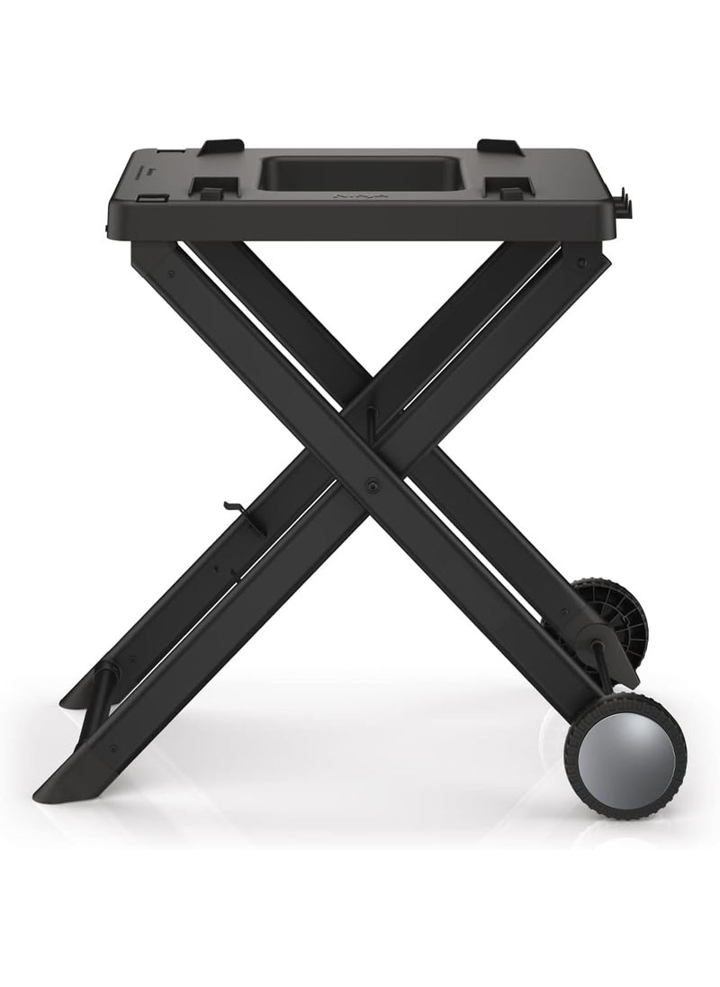 Ninja Ninja XSKSTAND Woodfire Collapsible Outdoor Grill Stand Compatible with Ninja Woodfire Grills OG700 Series Foldable Side Utensil Holder WeatherResistant Black  - Image 1