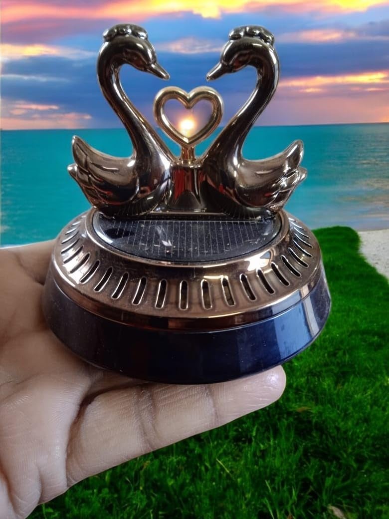 YOURKARTS.COM Solar Swan Dashboard Aromatherapy Perfume – Light-Sensing Fragrance Car Toy with Gentle Aroma – Unique Car Dashboard Decor car accessories 2025 - Image 3