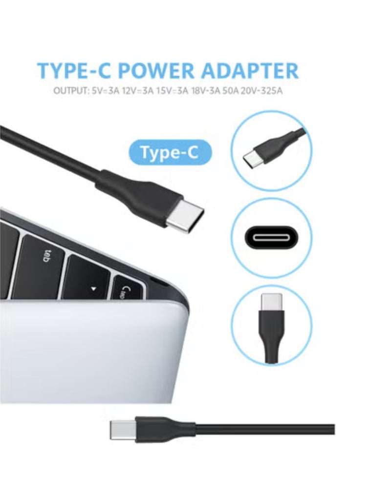 Alyashmac 65W USB-C Laptop Charger Type-C Power Adapter Compatible with Lenovo ThinkPad and IdeaPad - Image 5